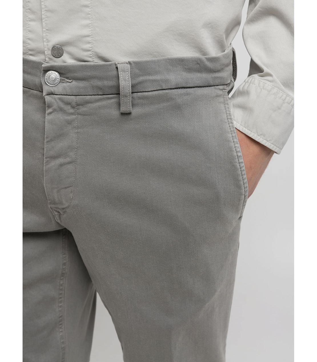 レギュラースリムBENNI Hyperflex Color スーパーストレッチチノパンツ 詳細画像 グレー 5